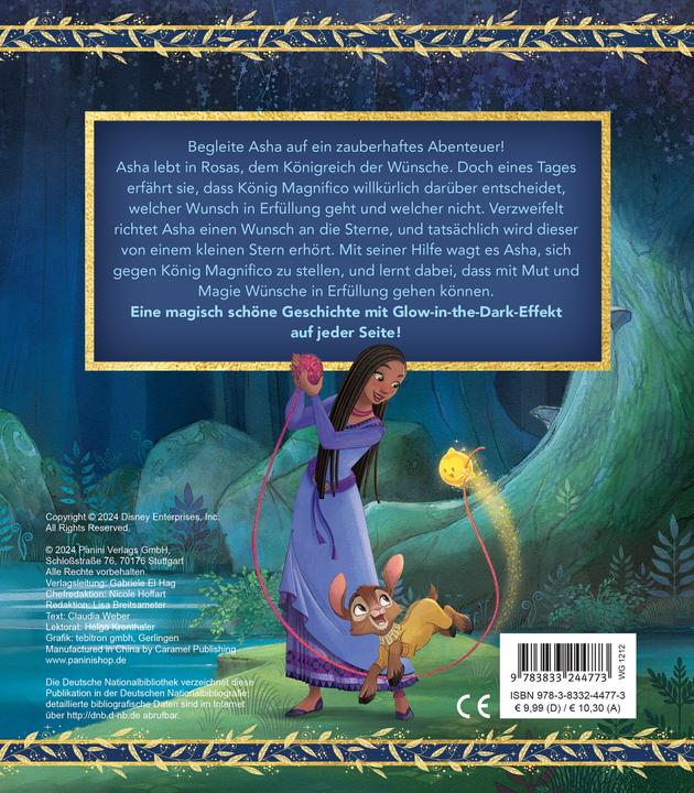 Actual product image Panini Disney Wish Ashas magisches Abenteuer - Pappbilderbuch mit (German, Claudia weber, 2024)
