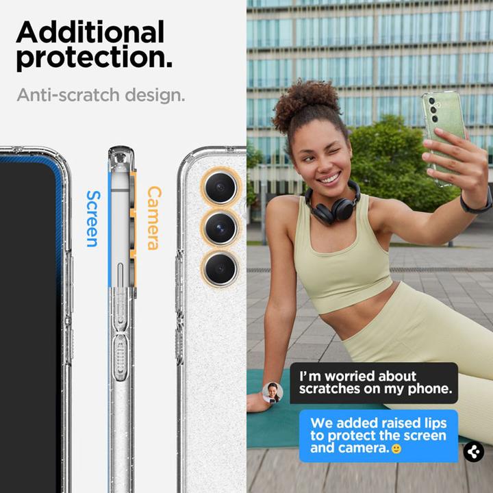 Produktbild Spigen Liquid Crystal Glitter Case für A546B Samsung Galaxy A54 - transparent (Samsung Galaxy A54 5G)