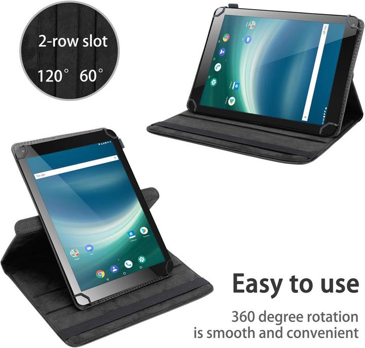 Actual product image Cadorabo Tablet Case Tablet Universal 360 (Odys NoteTab Pro)