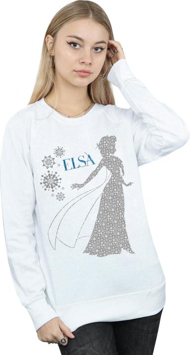 Disney Frozen Elsa Christmas Silhouette Sweatshirt (S)