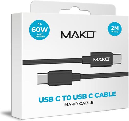 Actual product image Mako USB C — USB C (2 m, USB 2.0, 60 W)