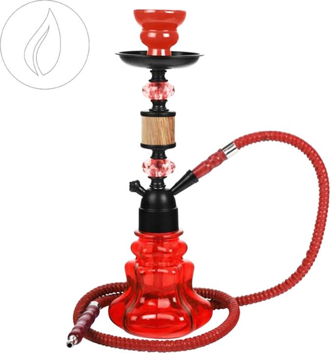 Moosmayr Shisha Woody Rouge 35cm 1x raccord (35 cm)