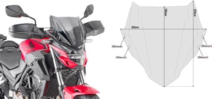 Produktbild Givi Scheibe 1176A