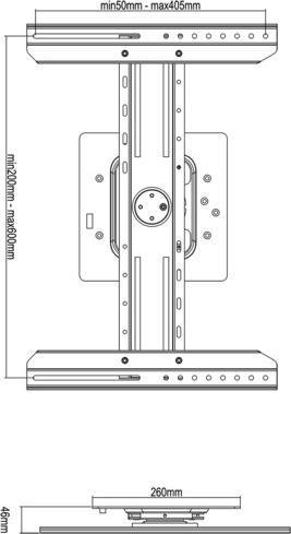 Image du produit Multibrackets Support mural universel (Mur, 55", 50 kg)