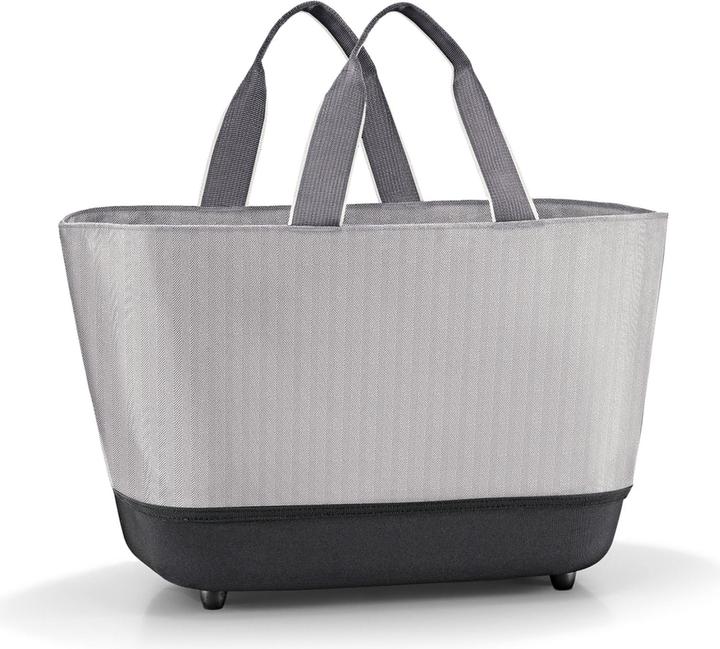 reisenthel shoppingbasket herringbone grey