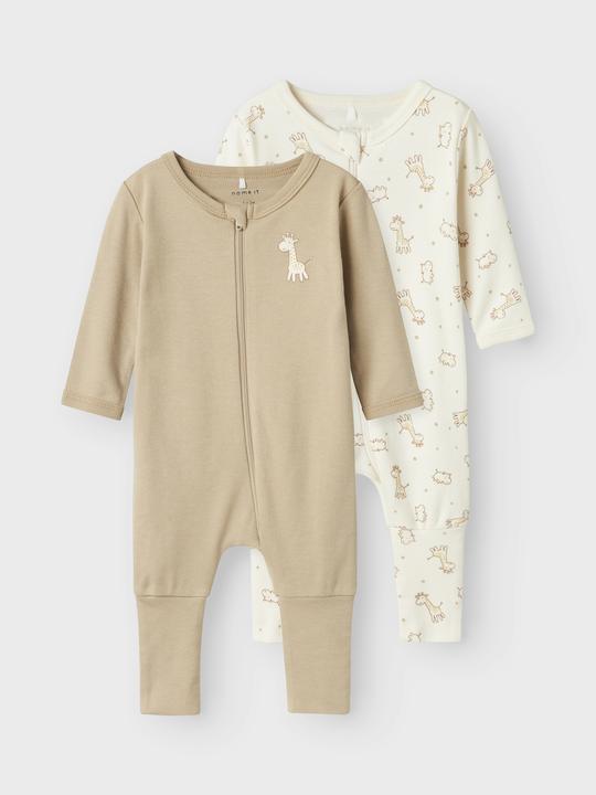 Produktbild Name it Nbnnightsuit 2p Zip Ff Jet Giraffe Noos (92)