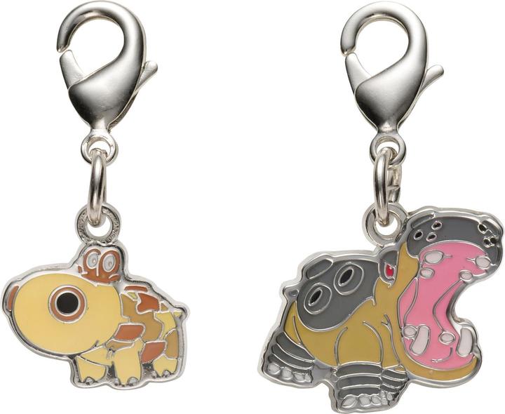 Pokémon Pokemon Center - Hippopotas, Hippowdon Schlüsselanhänger - 2 Stück