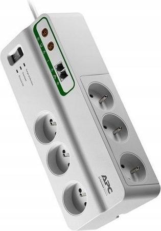 Produktbild APC SurgeArrest Home/Office - Überspannungsschutz (6 x, CEE 7/5, 3 m)
