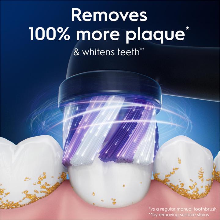 Immagine prodotto Oral-B Oral B - iO Series Radiant White Replacement Brush Heads - Black - 3 count (3 x)