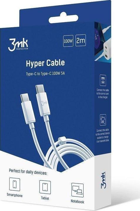 Image du produit 3MK Accessoires Hyper Cable C to C 2m 100W (2 m)
