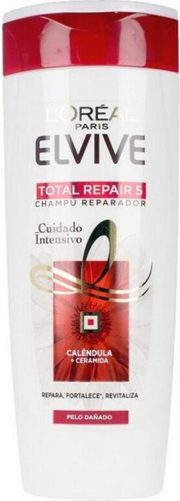 Produktbild L'Oréal Paris ELVIVE TOTAL REPAIR 5 champú reconstituyente 370 ml (370 ml, Flüssiges Shampoo)