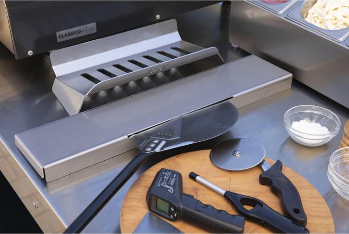 Productafbeelding Alfa Forni Kit Hybrid 2 Pizze (Futuro) Roestvrij staal