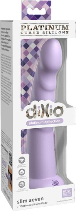 Image du produit Pipedream DP Slim Seven Purple 7 pouces