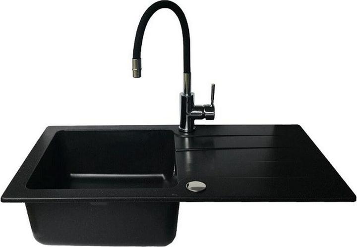 Produktbild Maidsinks Waschbecken Bali und Mischbatterie Lungo (44 cm, 62 cm)