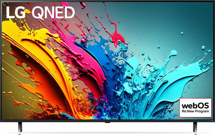 Actual product image LG 50QNED85T6A (125.8 cm (50 inch), black, UltraHD/4K, HDR10, triple tuner, AI processor, 120Hz panel (50", QNED85, QNED, 4K)