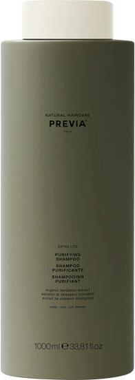 Actual product image Previa Tea Tree Oil & Green Clay Purifying Shampoo (1000 ml, Liquid shampoo)