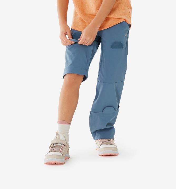 Actual product image Quechua Zip-Off-Hose Kinder Wandern - MH100 Easy blau (122)