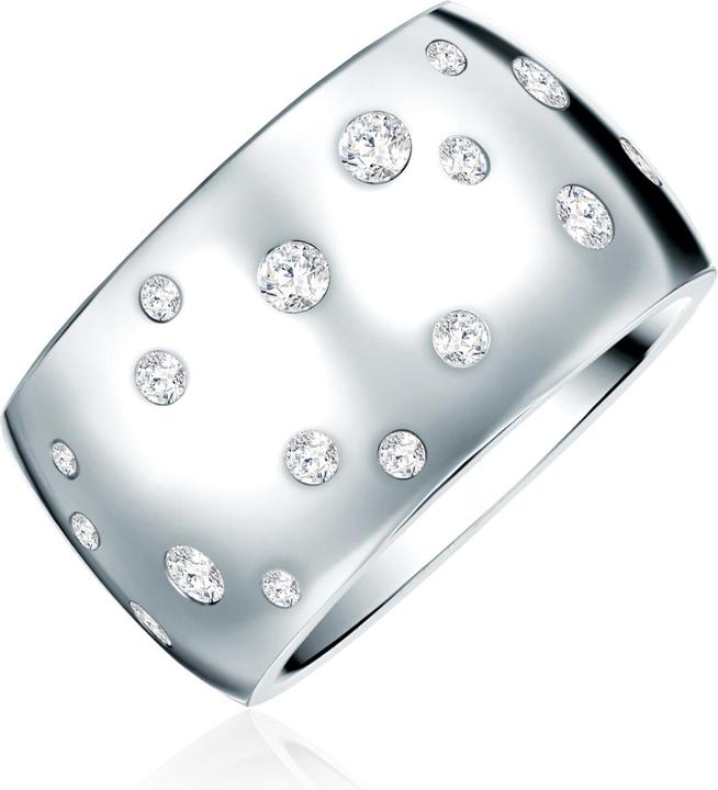 Rafaela Donata Damen Edelstahl verziert mit Kristallen von Swarovski® silber - 26945