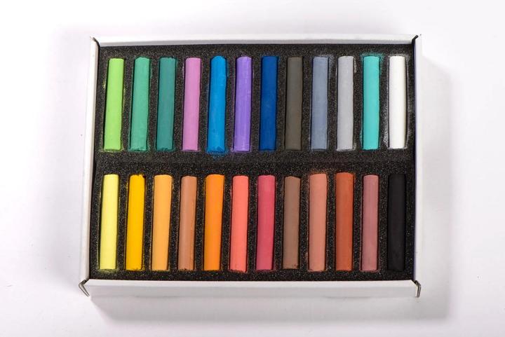 BlockX Etui 24 Pastels - Assortis - Jaune citron (120 x)