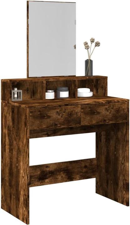 Actual product image VidaXL Dressing Table with Mirror (80 x 41 x 144.5 cm)