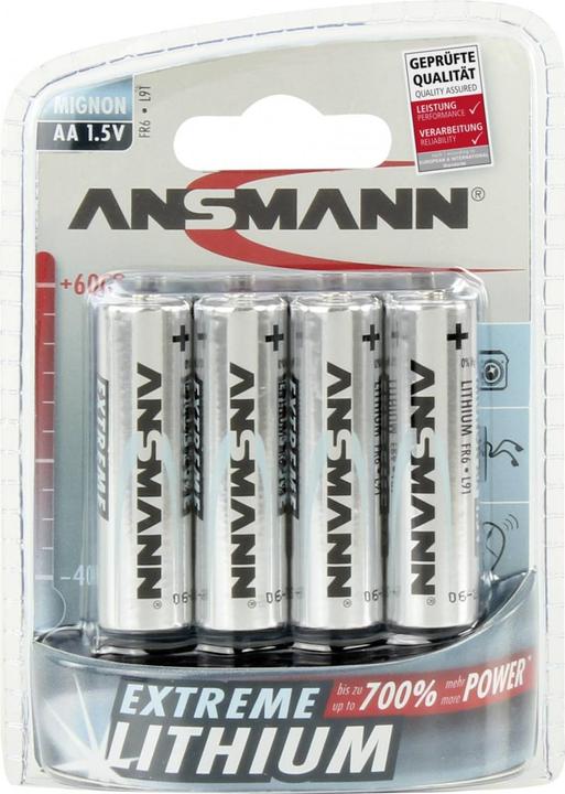 Ansmann Extreme Lithium (4 Stk., AA, 2850 mAh)