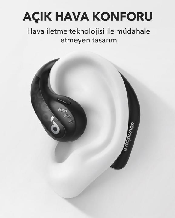 Immagine prodotto soundcore AeroFit Pro (Nessuna soppressione del rumore, 14 h, Senza fili)
