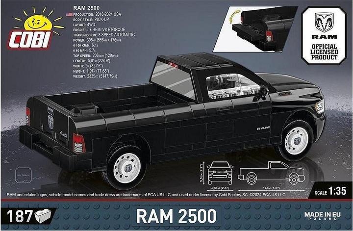 Actual product image Cobi Dodge RAM 2500