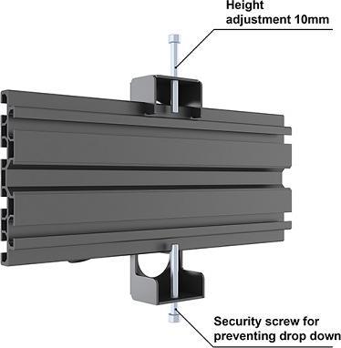Image du produit Multibrackets Support mural Side by Side, 27"-32 ",VESA 75x75- (Mur, 75", 20 kg)