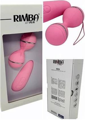 Rimba Kegel Balls With Remote Control And Ibiza Stimulator Pink