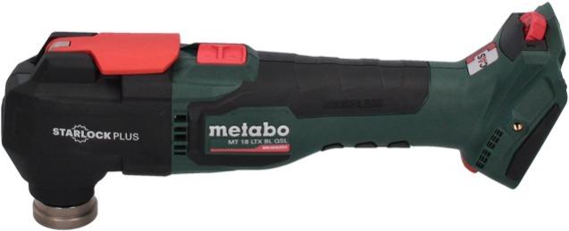 Productafbeelding Metabo MT 18 LTX BL QSL Accu Multitool 18 V Brushless Starlock Plus + 1x accu 8.0 Ah + lader + m