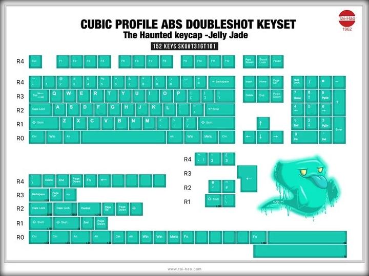 Produktbild Tai-Hao Jelly Jade 152 Keys (ANSI) Set