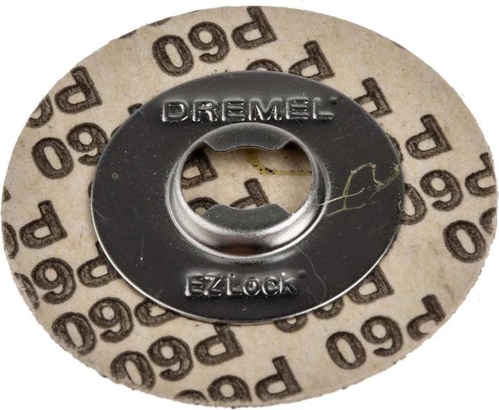 Produktbild Dremel EZ SpeedClic Schleifscheibe Ø 25mm, Körnung 60 (6 Stück) (60)
