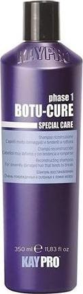 Actual product image Kay Color KEPRO Kay PRO BOTU-CURE Reconstructing Shampoo with Plant Peptides for Severely Damaged Hair 350ml (350 ml, Liquid shampoo)
