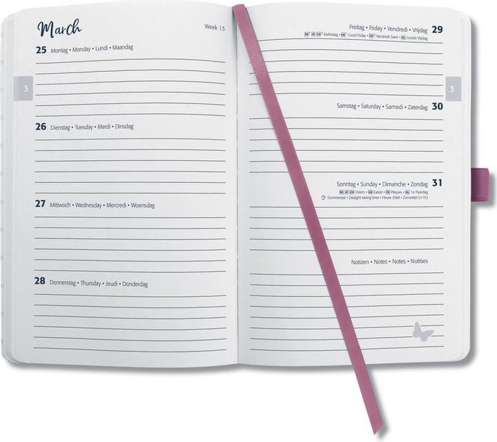 Actual product image Sigel Pocket agenda JOLIE motif (9.5 x 15 cm, German)