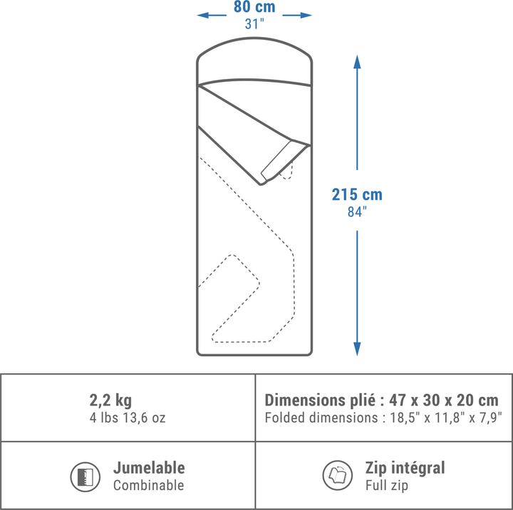 Quechua Arpenaz 0 (215 cm)