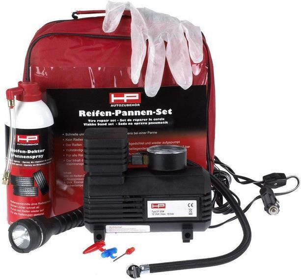 HP Autozubehör Reifen-Pannenset