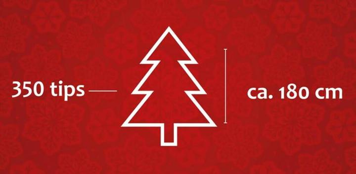 Immagine prodotto Christmas Gifts Xmas tree fir 180cm 350tips (180 cm)