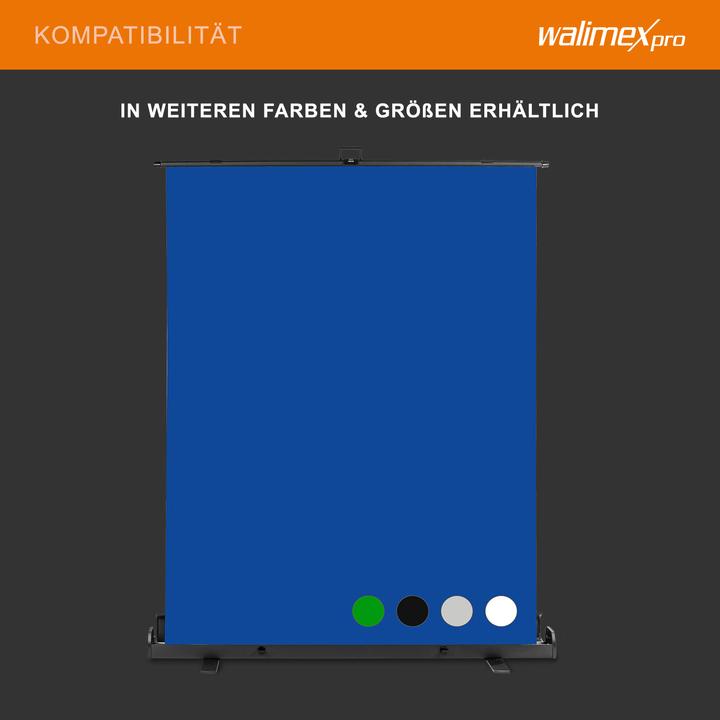 Produktbild Walimex pro Roll-up Panel Hintergrund grün 165x220 (176.50 cm, 226 cm)