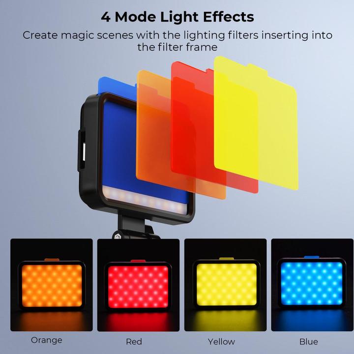 Produktbild K&F Concept LED lamp, 3000K-10000K, warm, cool and double-color light