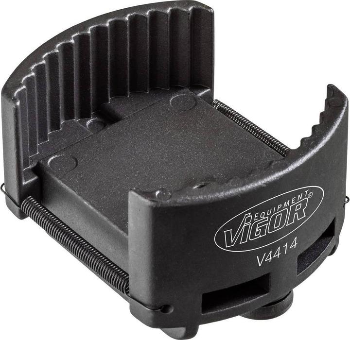 Image du produit Vigor V4414 Clé de serrage universelle pour filtre à huile. 80 - 115 mm