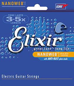 Actual product image Gore Wear Elixir 12450 Elec. Nanoweb 12-st.010/046 (12 x, Guitar, 0.01")