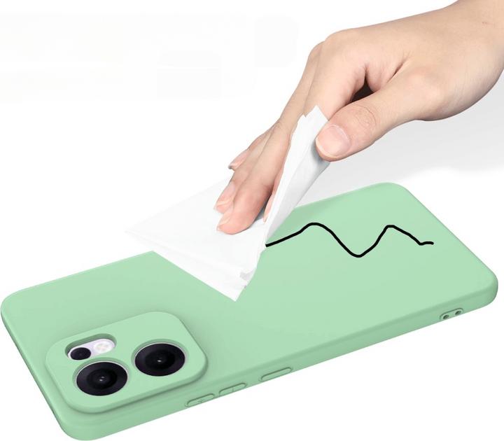Image du produit Cover-Discount OPPO Reno13 F - Silikon Gummi Hülle mit Riemen (Oppo Reno 13 Pro)