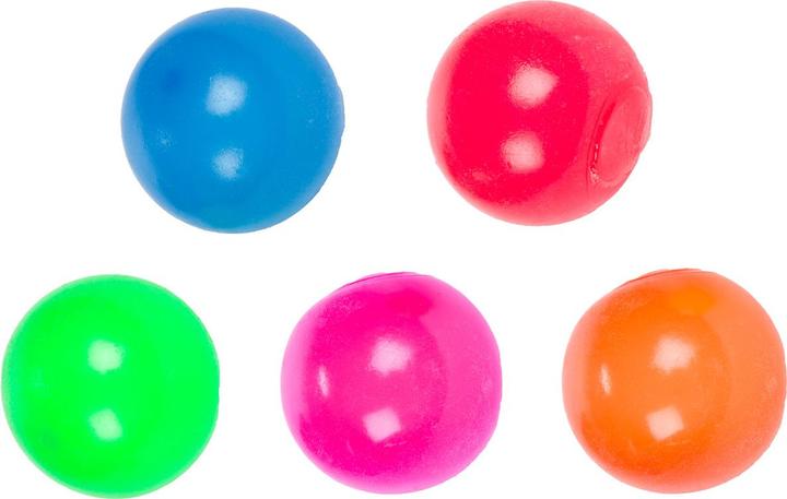 Immagine prodotto Toi-Toys Mini palline da spremere divertenti Stickeezz in tubo, 5 pezzi.