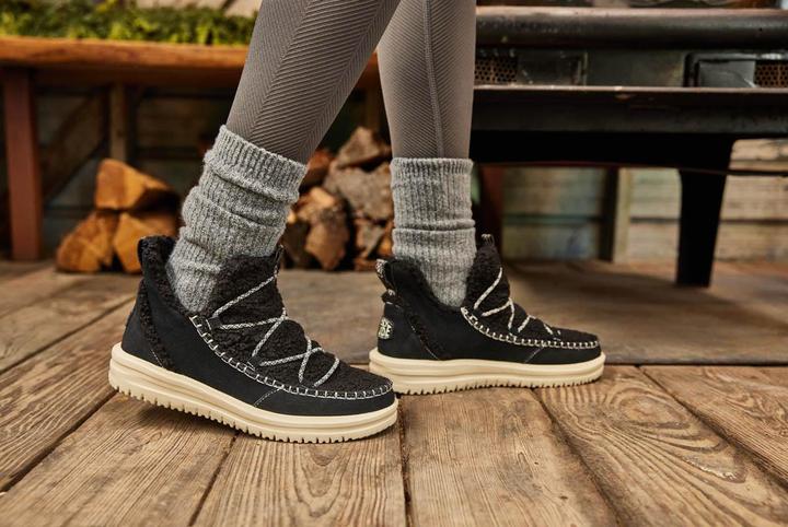 Actual product image Hey Dude Camden Suede Cozy (38)