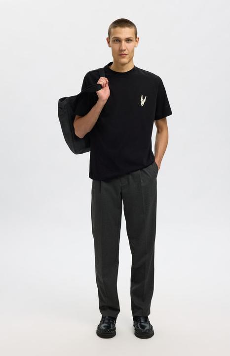 Actual product image Selected Homme Regular Fit Print T-Shirt mit Rundhalsausschnitt (XL)