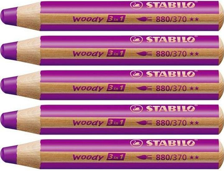 Image du produit STABILO woody 3 en 1 crayon de couleur (Bruyère, 1 x)
