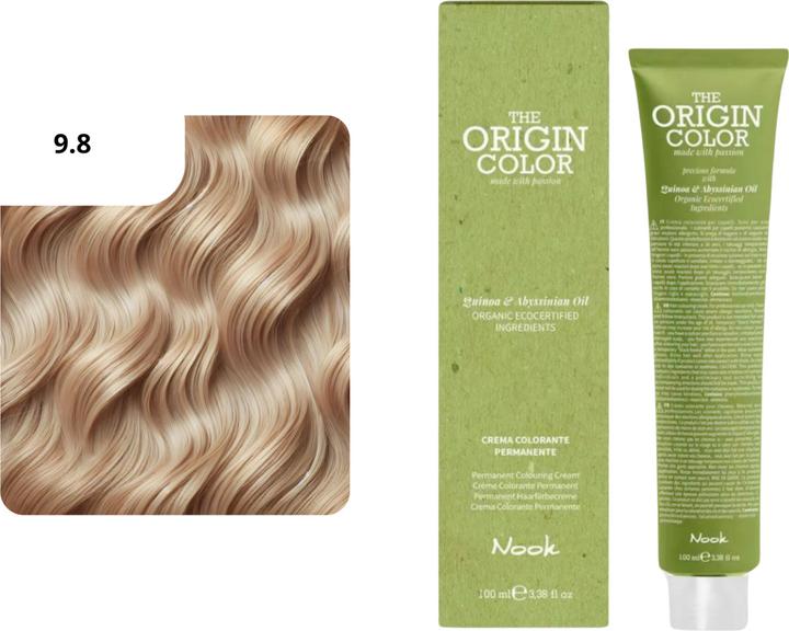 Produktbild Nook Origin Color Haarfarbe (Matt, 9.8 Sehr helles Blond)
