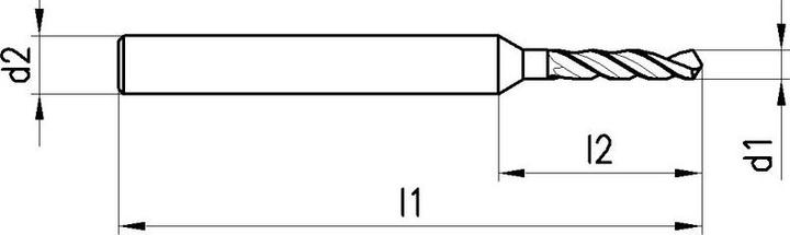 Produktbild Titex Spiralbohrer (0.18 mm)