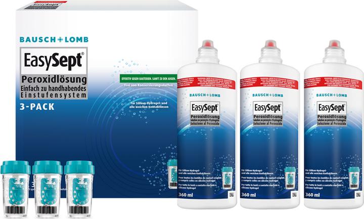 Produktbild Bausch + Lomb EasySept 3Pack (Peroxid-System, 1080 ml)