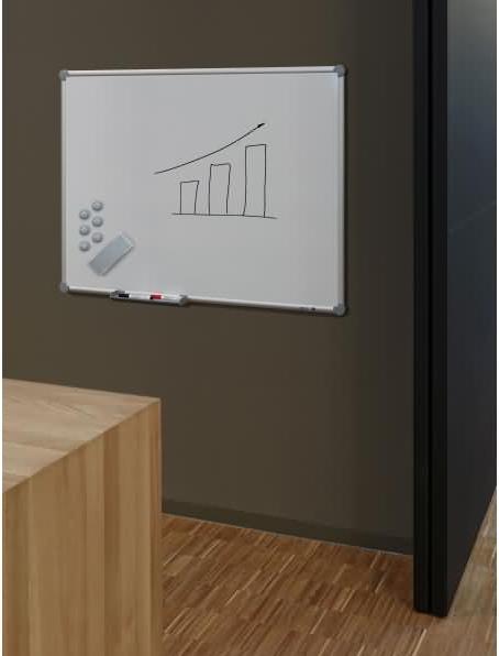 Produktbild Maul Weiáwandtafel 2000, (B)900 x (H)600 mm, grau (60 x 90 cm)